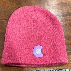 Red/pink Colorado beanie